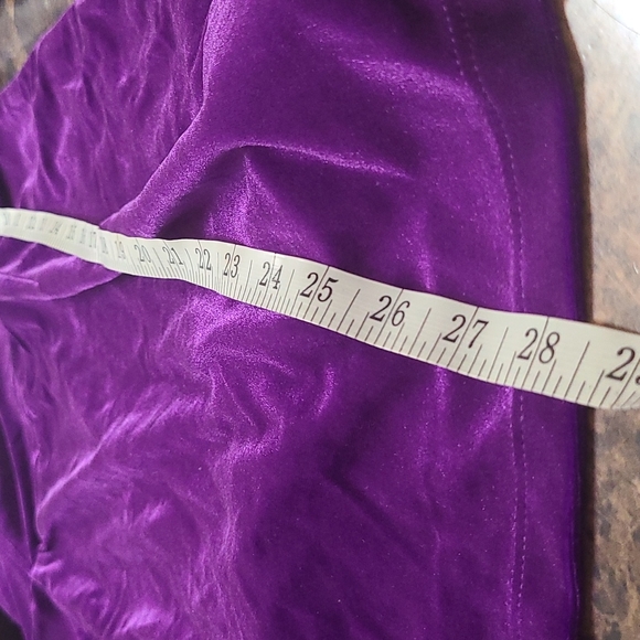 💥SALE💥New Velvet Purple Mini Dress XL - Picture 12 of 14